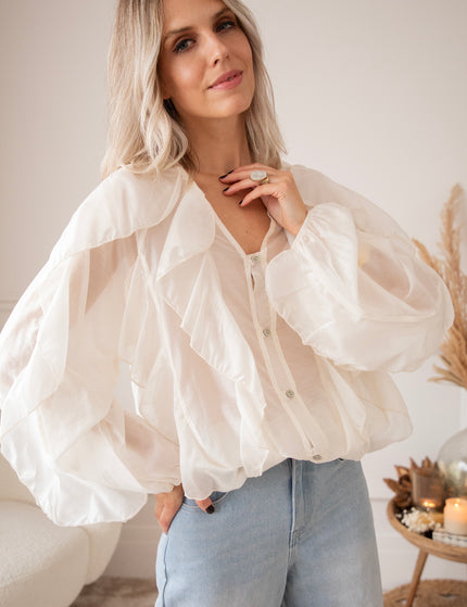 Volants Dreams Beige - Blouse
