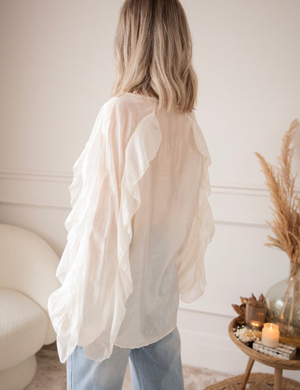 Volants Dreams Beige - Blouse
