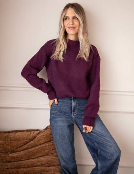 Noa Knit Mulberry - Sweater
