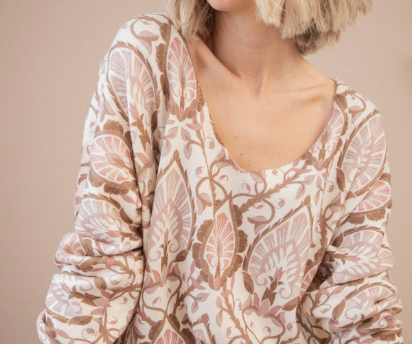 Baroque Bliss Old Pink/Beige - Trui