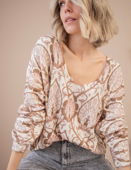 Baroque Bliss Old Pink/Beige - Sweater