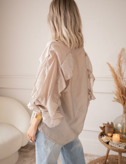 Volants Dreams Taupe - Blouse