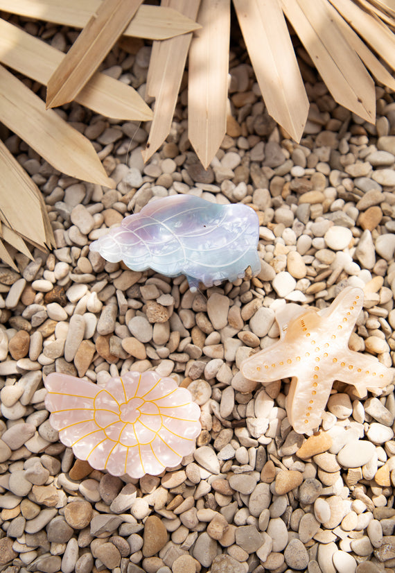 Ocean Pearl Light Blue - Hair Clip