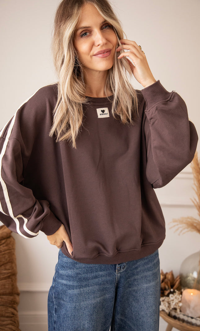 Pullover - Amour Vintage - Braun