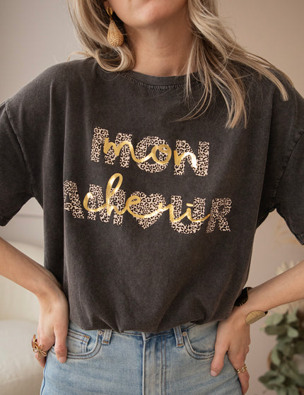 Mon Chéri, Mon Amour Dark Grey - T-Shirt