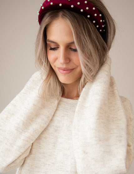 Pearls On Top Bordeaux - Diadeem