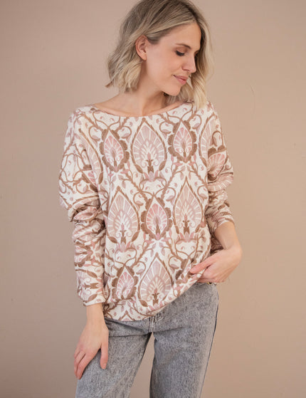 Baroque Bliss Old Pink/Beige - Sweater