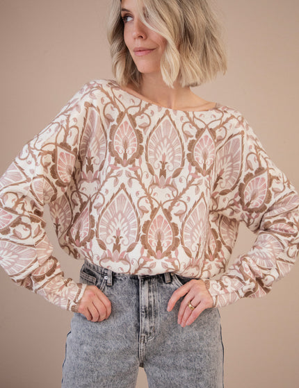 Baroque Bliss Old Pink/Beige - Sweater