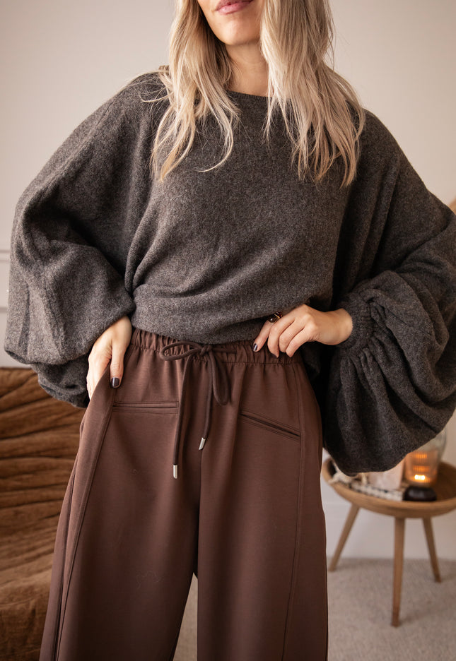 Ella Ease Brown - Broek