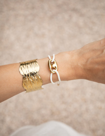Tied Together  Beige - Armband