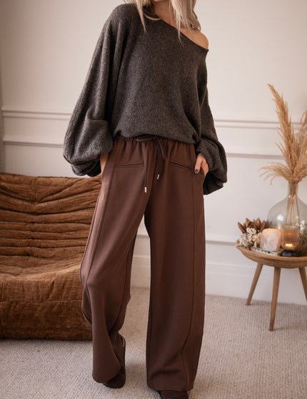 Ella Ease Brown - Pants