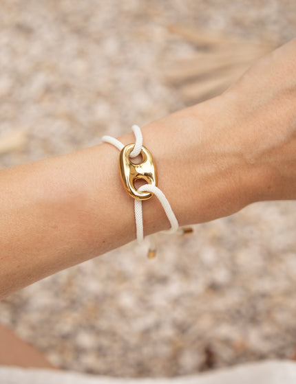 Tied Together  Beige - Armband