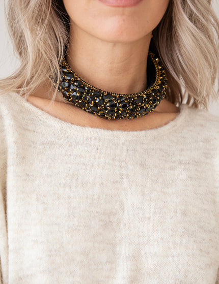 Dazzling Diamonds Black/Gold - Diadeem