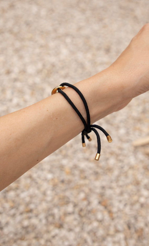 Tied Together Black - Bracelet