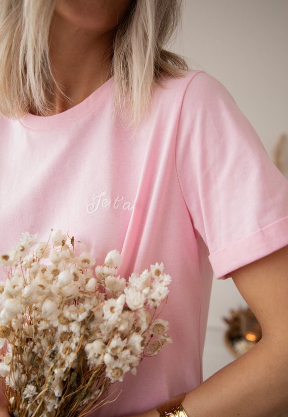 Je T'Aime Baby Pink - T-Shirt