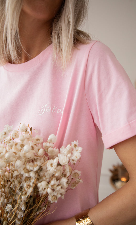 Je T'Aime Baby Pink - T-Shirt