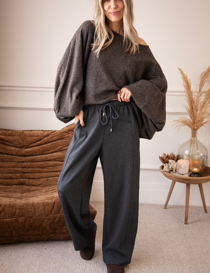 Ella Ease Dark Grey - Broek