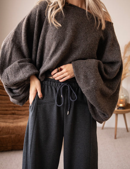 Ella Ease Dark Grey - Broek