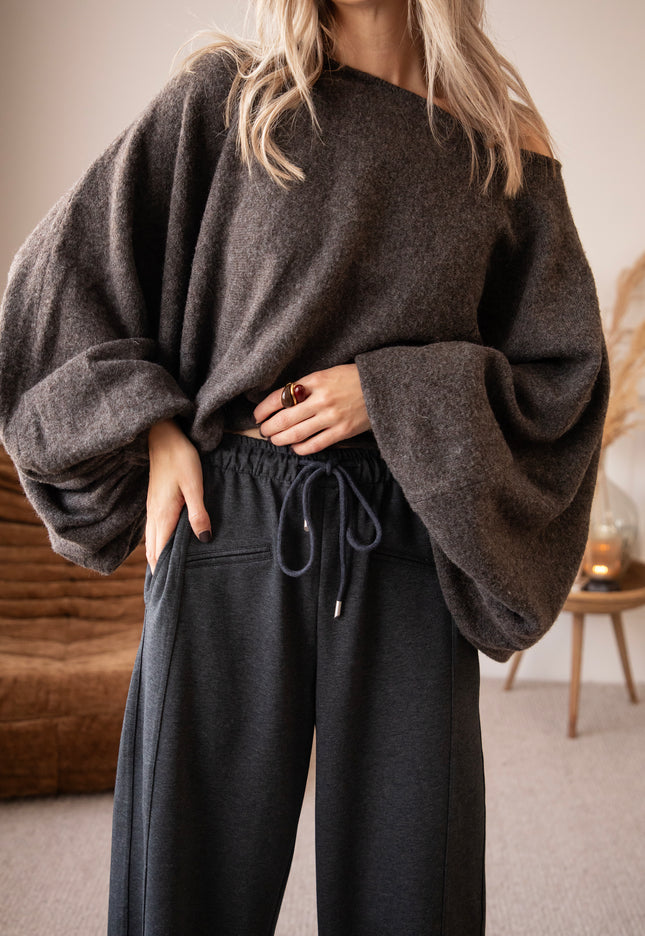 Ella Ease Dark Grey - Broek