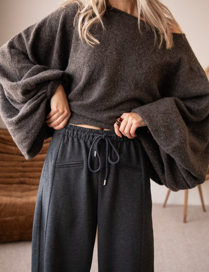 Ella Ease Dark Grey - Broek