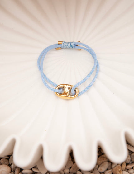 Armband - Tied Together - Hellblau
