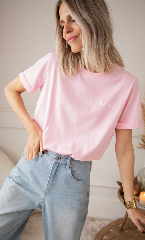 Je T'Aime Baby Pink - T-Shirt