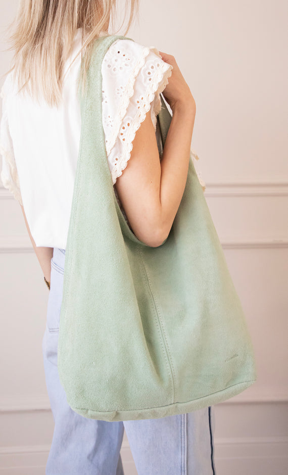 Handtasche - Noé Leather - Mint