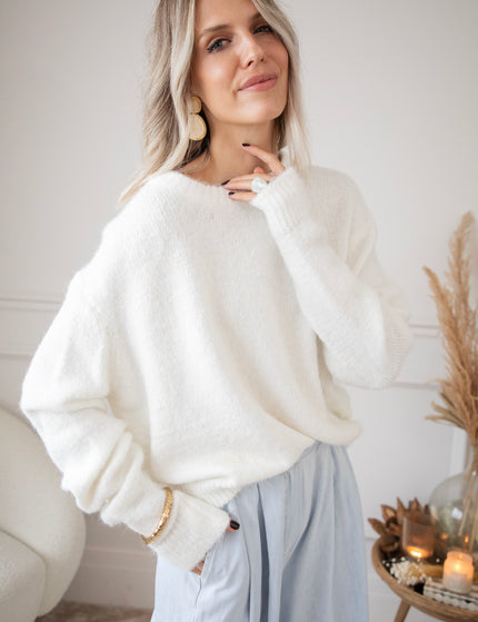 Pullover - Cosima - Weiß