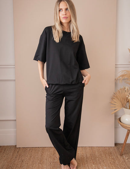 Lounge Life Black - Broek