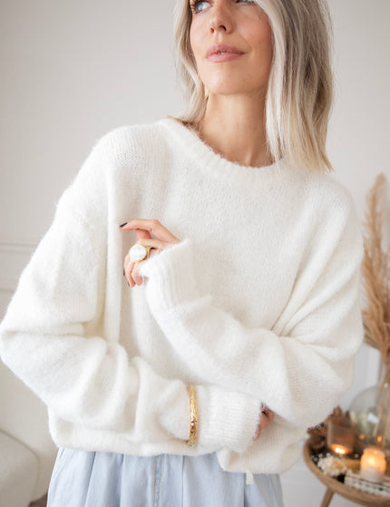 Pullover - Cosima - Weiß