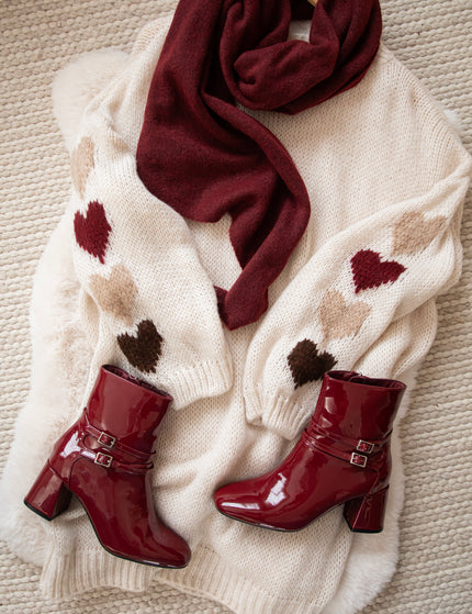 Hold Me Close Bordeaux - Scarf