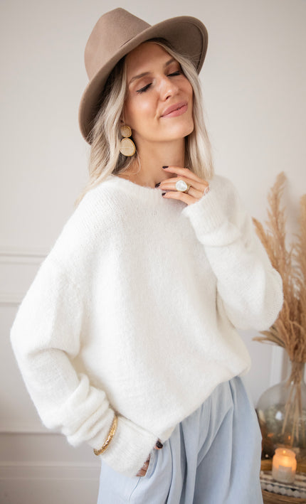 Pullover - Cosima - Weiß