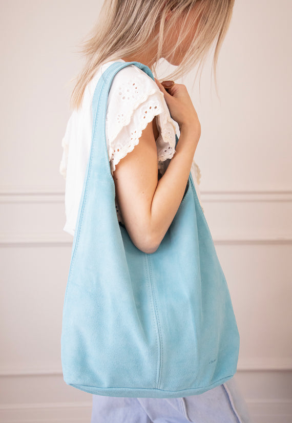 Handtasche - Noé Leather - Blau