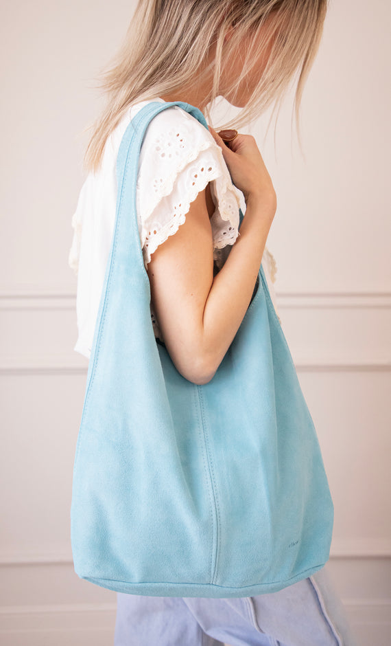 Handtasche - Noé Leather - Blau