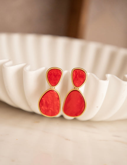 Ruby Rouge Red - Oorbellen