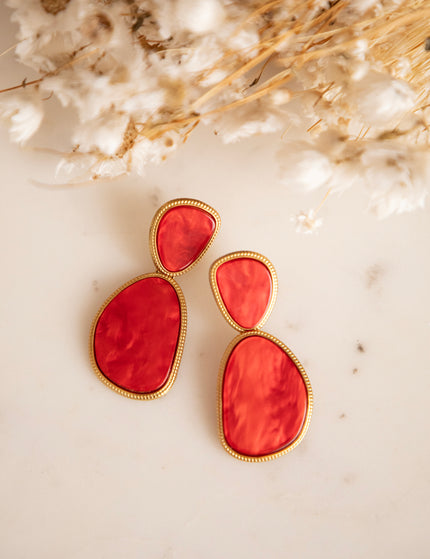 Ruby Rouge Red - Oorbellen