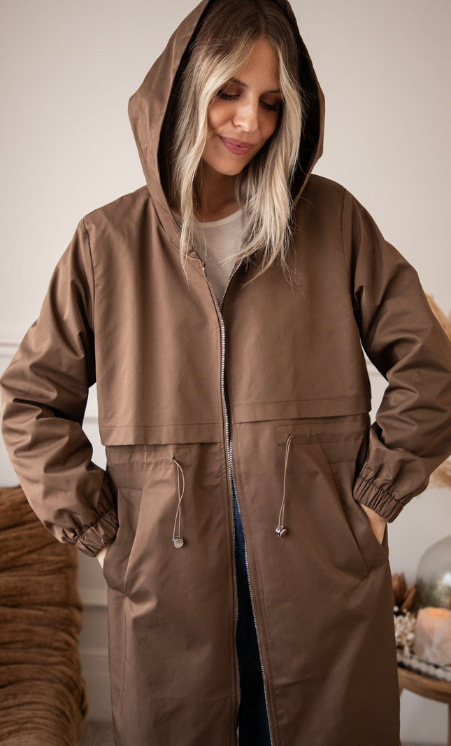Polly Parka Hazelnut - Jas