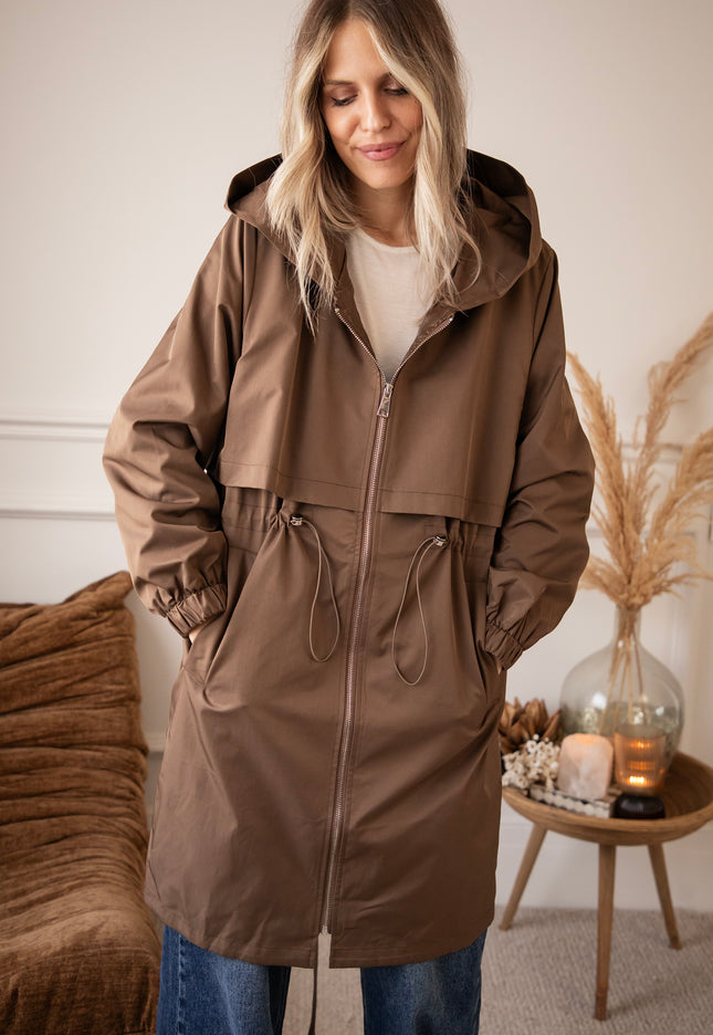Polly Parka Hazelnut - Coat