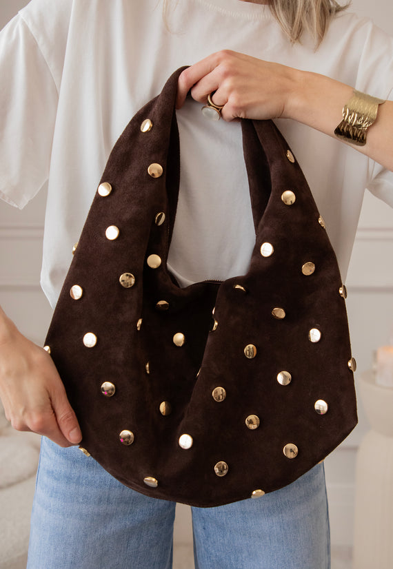Indira Studs Choco - Handtas
