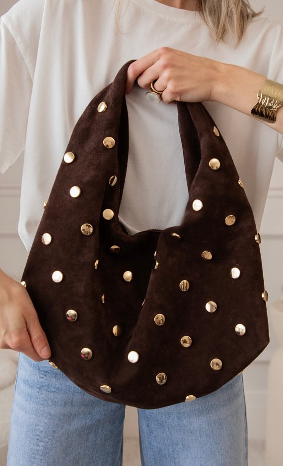 Indira Studs Choco - Handtas