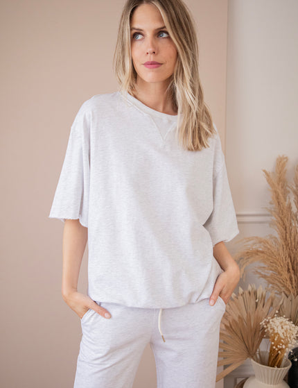 Pullover/T-Shirt - Lounge Life - Grau