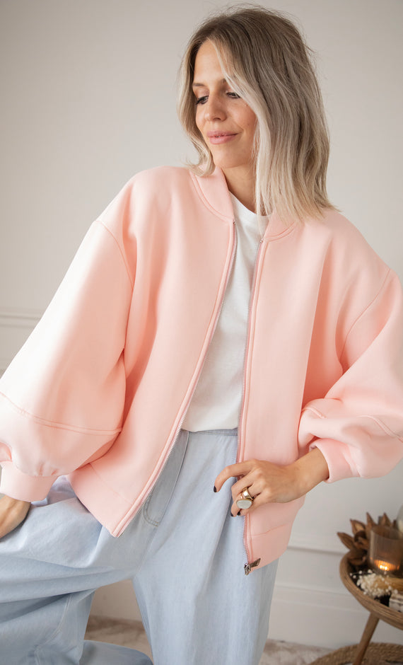 Bomberjacke - Snuggle Up - Babyrosa