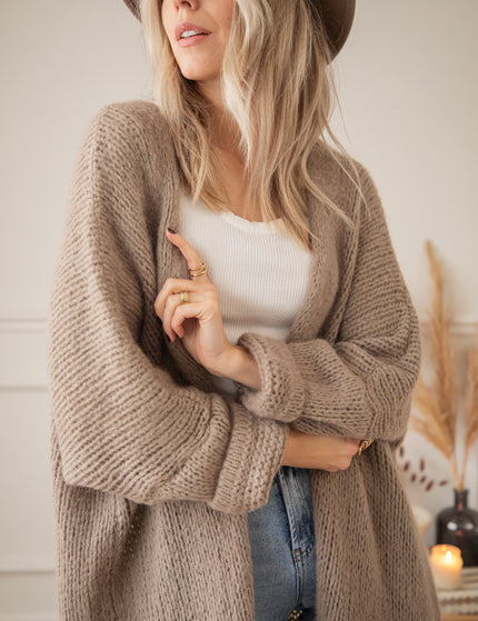 Extra Long & Comfy Taupe - Bernadette