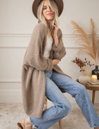 Extra Long & Comfy Taupe - Bernadette