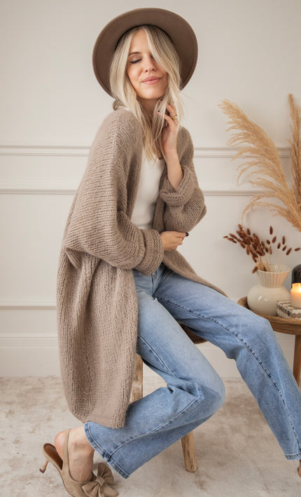 Extra Long & Comfy Taupe - Bernadette