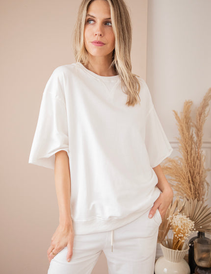 Lounge Life White - Sweater/T-Shirt