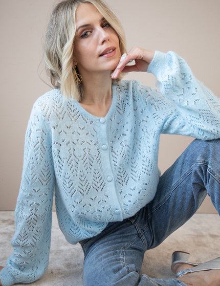 Tilly Soft Blue - Cardigan