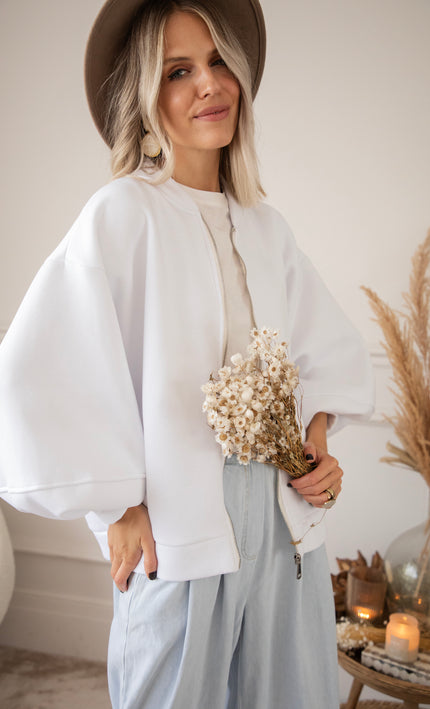 Snuggle Up White - Vest