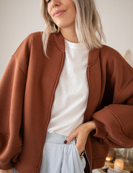 Snuggle Up Brown - Cardigan