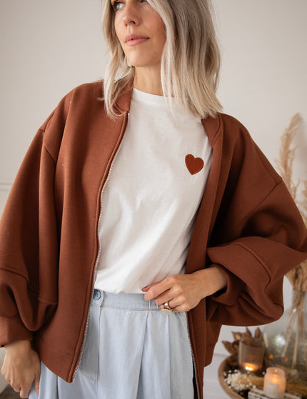Snuggle Up Brown - Cardigan